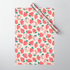Strawberry Love Wrapping Paper Gallery Image 1