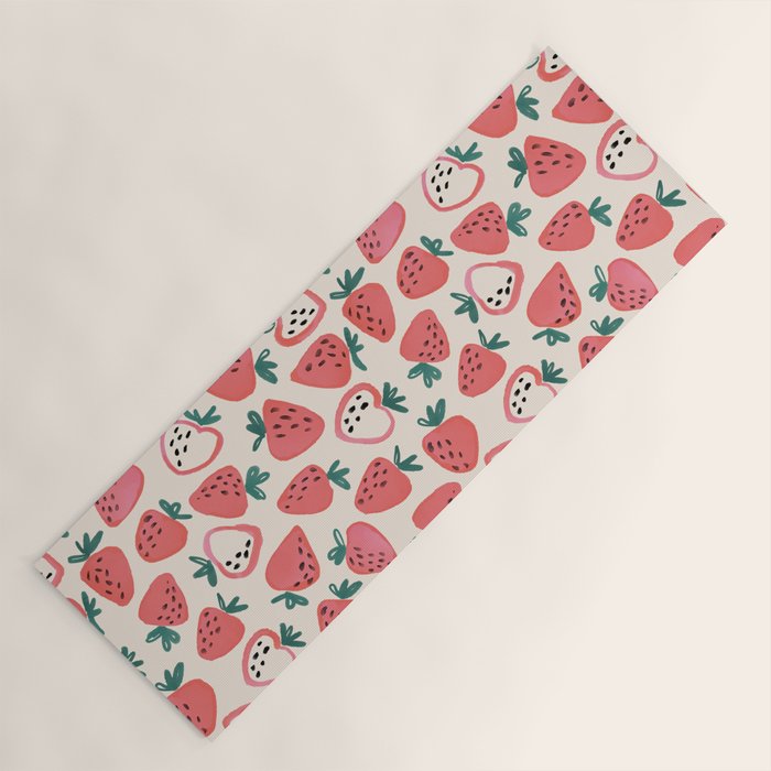 Strawberry Love Yoga Mat Gallery Image 1