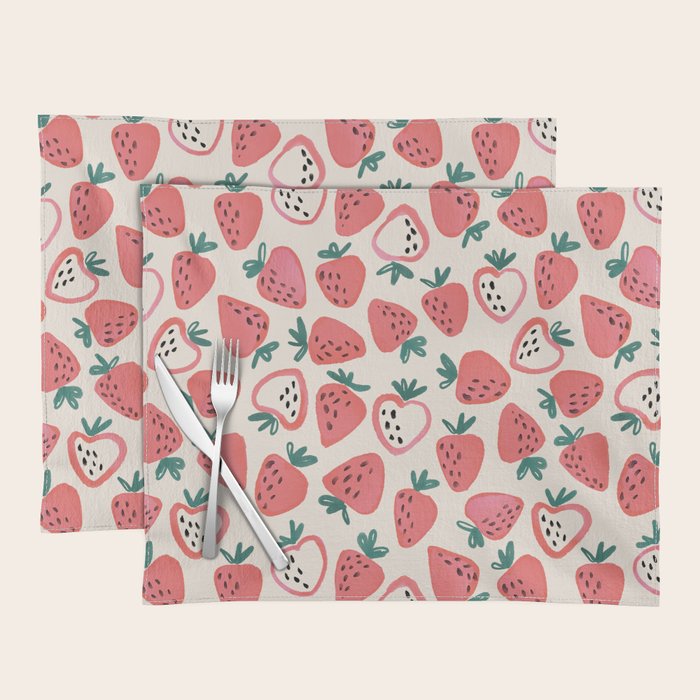 Strawberry Love Placemat Gallery Image 1