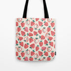Strawberry Love Tote Bag Gallery Image 1