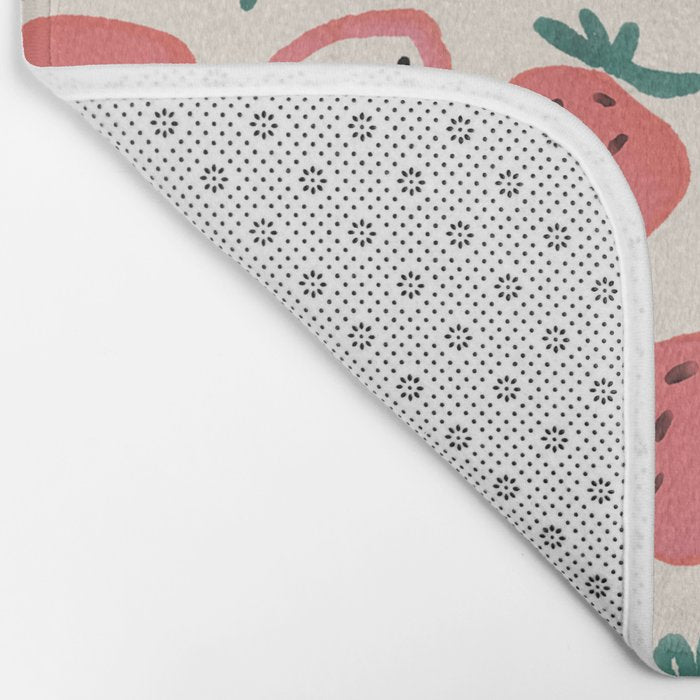 Strawberry Love Bath Mat Gallery Image 2