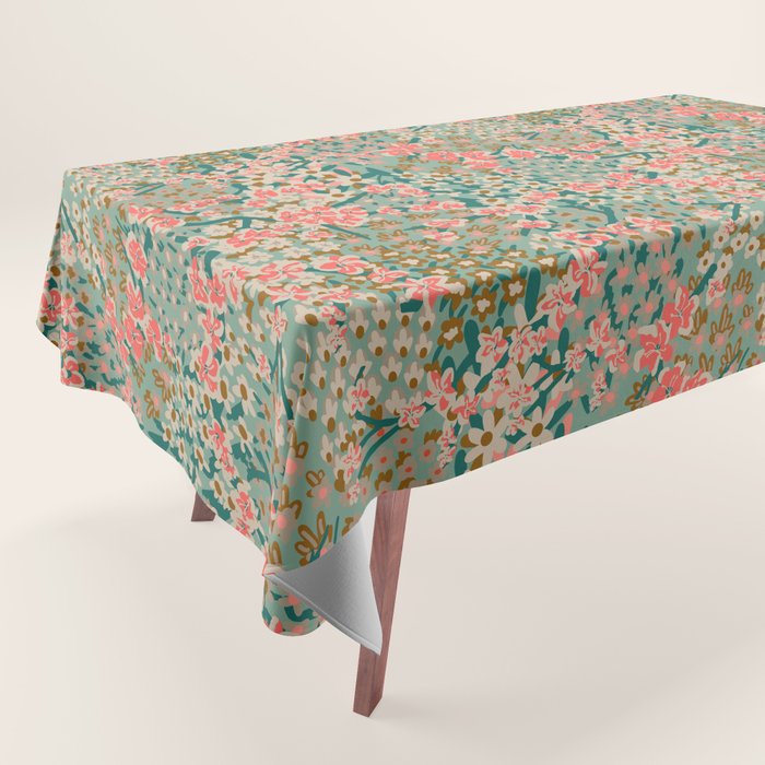 BENGAL KUMA FLORAL Tablecloth Gallery Image 1