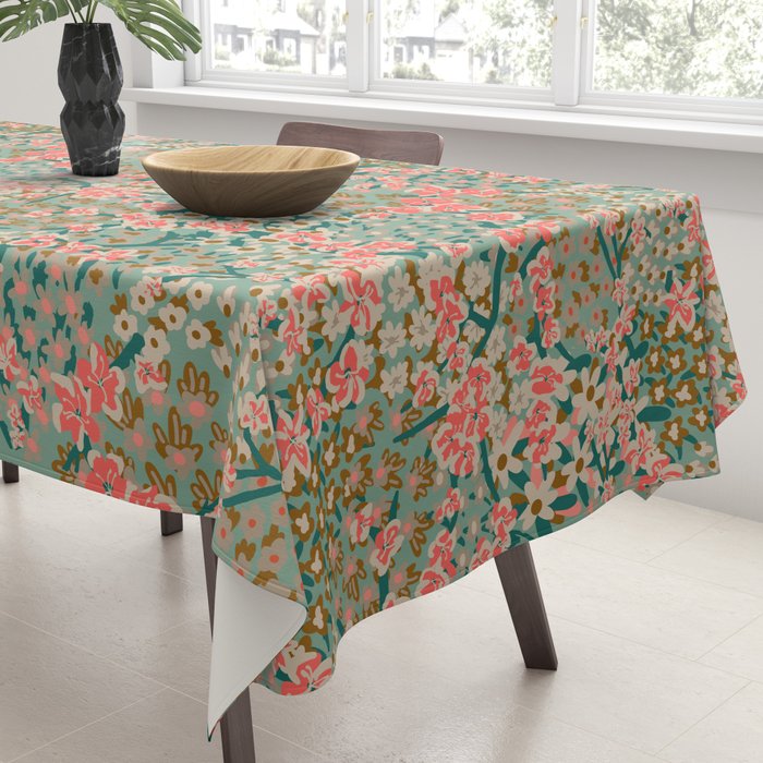 BENGAL KUMA FLORAL Tablecloth Gallery Image 3