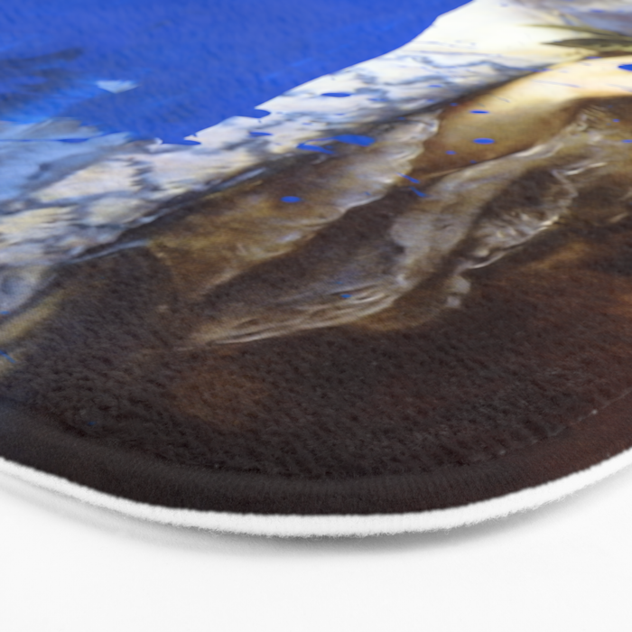 Blue Bomb Bath Mat Gallery Image 3