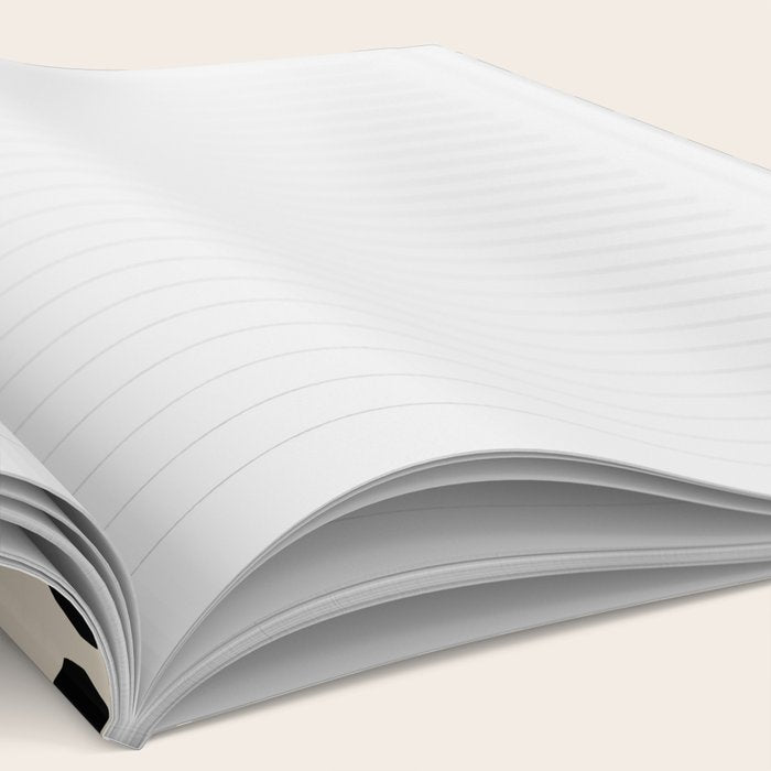 Minimalist Japanese Floral Pattern Notebook Gallery Image 2