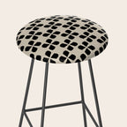 Minimalist Japanese Floral Pattern Stool Gallery Image 2
