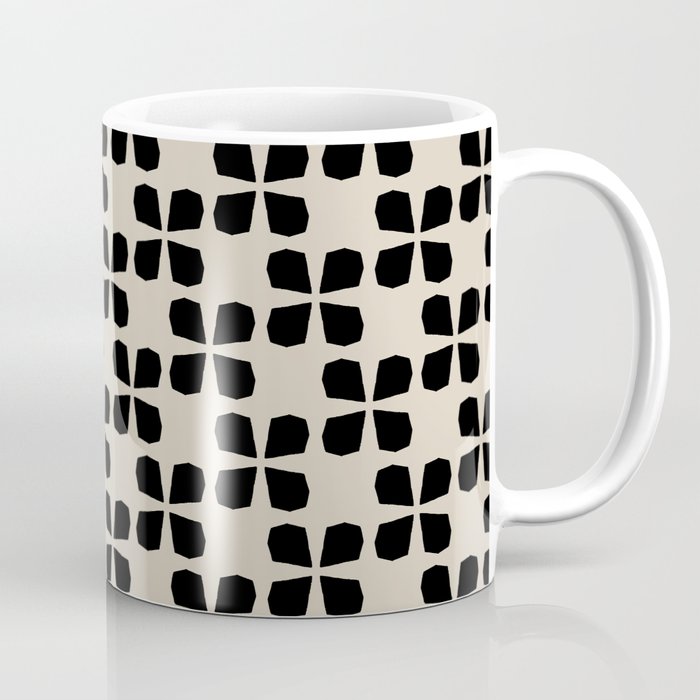 Minimalist Japanese Floral Pattern Coffee Mug Gallery Image 1