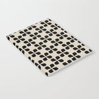Minimalist Japanese Floral Pattern Notebook Gallery Image 2