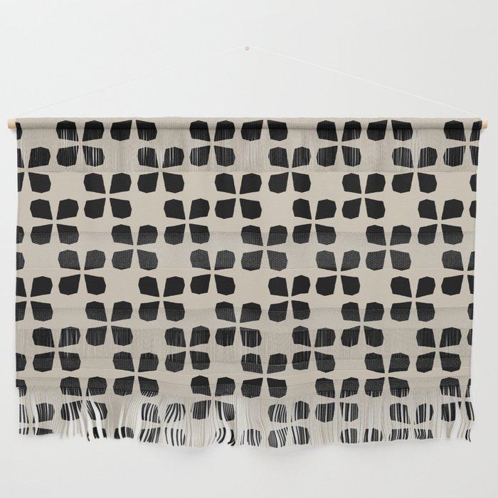 Minimalist Japanese Floral Pattern Wall Hanging Gallery Image 1