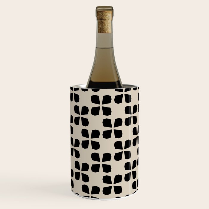 Minimalist Japanese Floral Pattern Wine Chiller Gallery Image 2