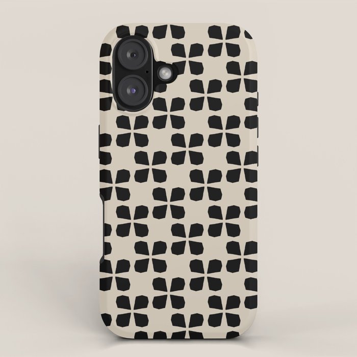 Minimalist Japanese Floral Pattern iPhone Case Gallery Image 1
