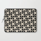 Minimalist Japanese Floral Pattern Laptop Sleeve Gallery Image 1