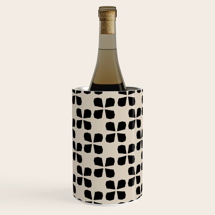 Minimalist Japanese Floral Pattern Wine Chiller Gallery Image 3