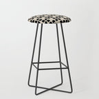 Minimalist Japanese Floral Pattern Stool Gallery Image 1