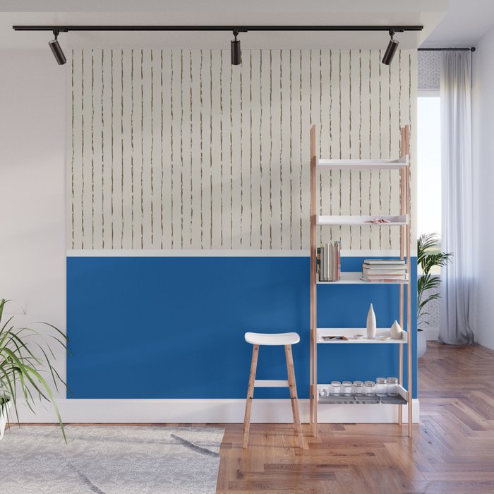 Sand Blue Wall Mural Gallery Image 1