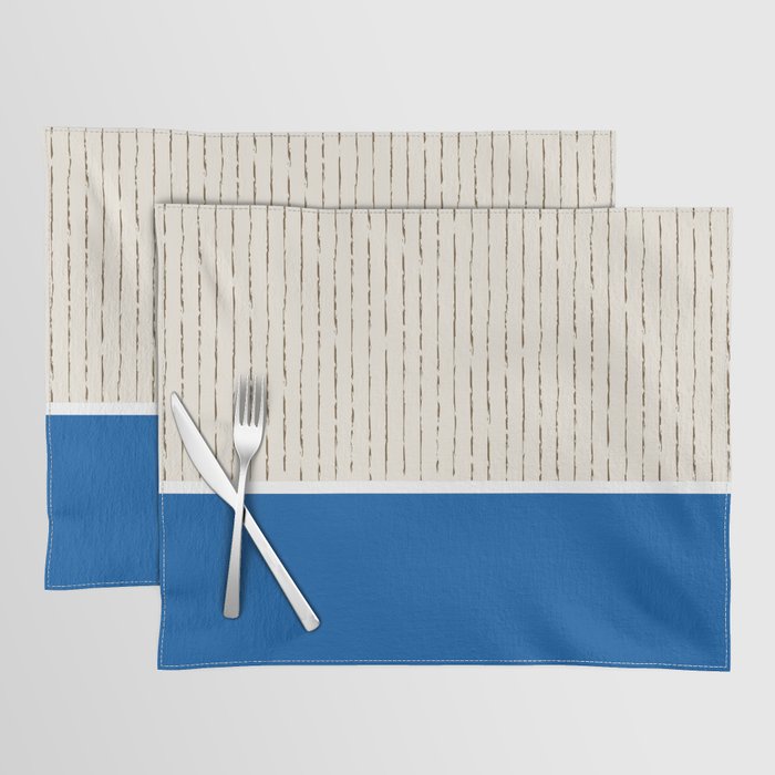 Sand Blue Placemat Gallery Image 1