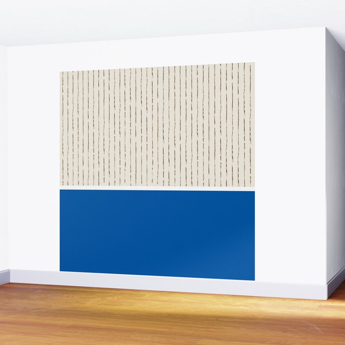 Sand Blue Wall Mural Gallery Image 2