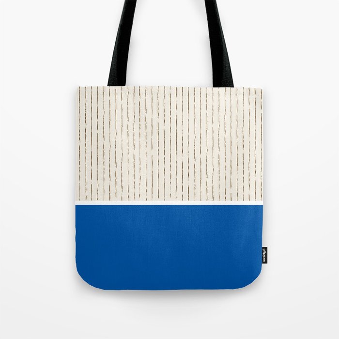 Sand Blue Tote Bag Gallery Image 1