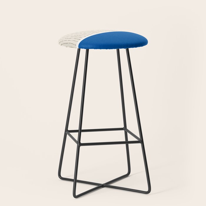 Sand Blue Stool Gallery Image 1