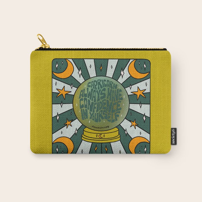 Capricorn Crystal Ball Carry All Pouch Gallery Image 1