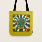 Capricorn Crystal Ball Tote Bag Gallery Image 1