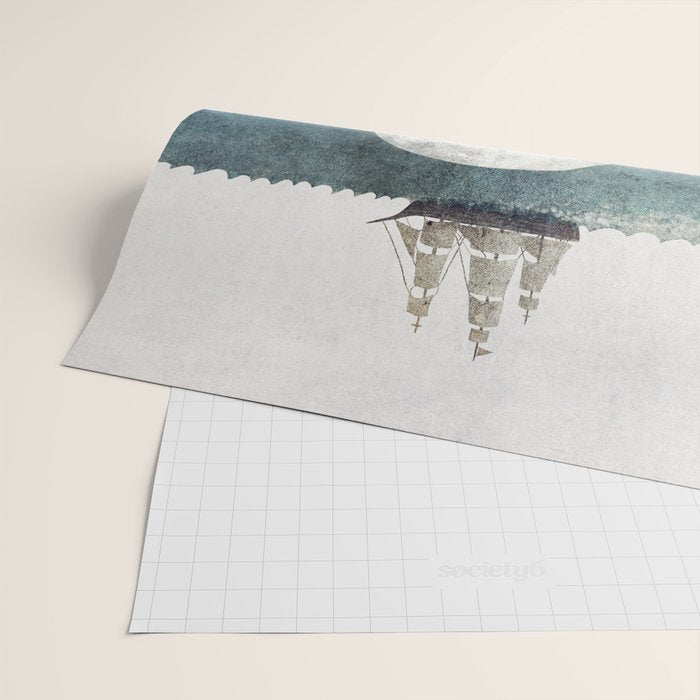 The White Whale Wrapping Paper Gallery Image 2