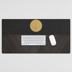 Moon Reflection on Quiet Ocean Desk Mat Gallery Image 1