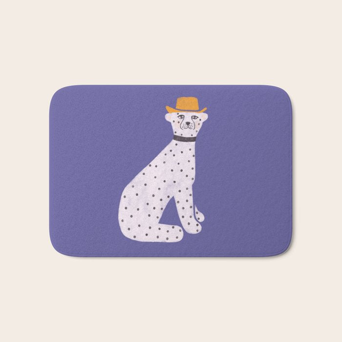 Snow Leopard Bath Mat Gallery Image 1