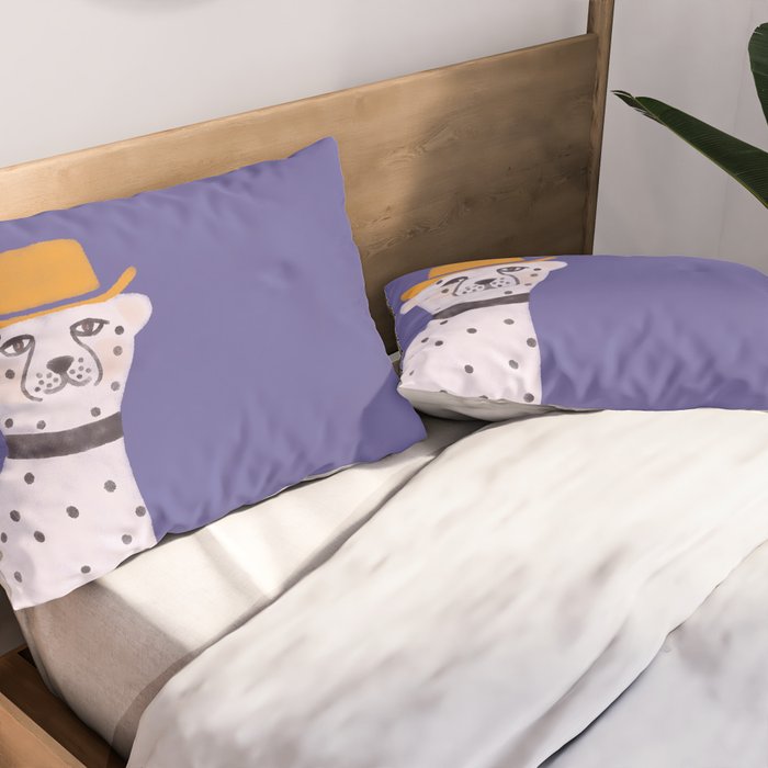 Snow Leopard Pillow Sham Gallery Image 2