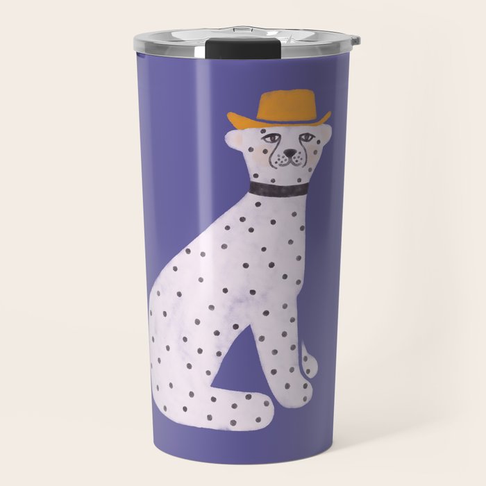 Snow Leopard Travel Mug Gallery Image 1