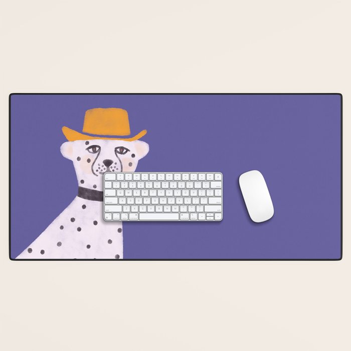 Snow Leopard Desk Mat Gallery Image 1