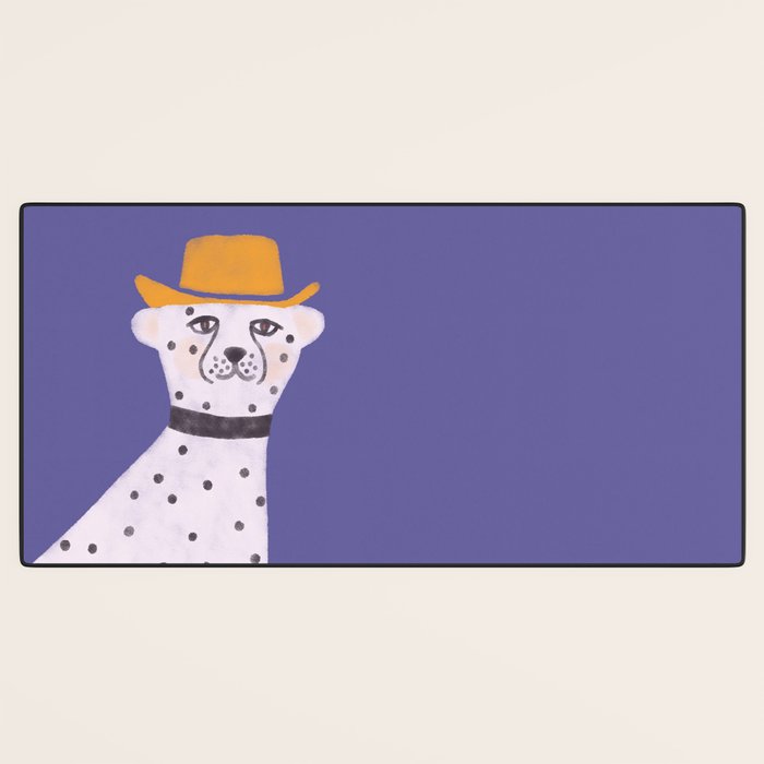 Snow Leopard Desk Mat Gallery Image 3