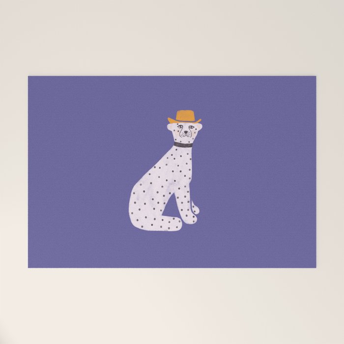 Snow Leopard Welcome Mat Gallery Image 1