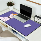 Snow Leopard Desk Mat Gallery Image 2