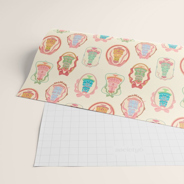 Rococo Cakes Wrapping Paper Gallery Image 2