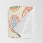 Rococo Cakes Throw Blanket Gallery Image 3