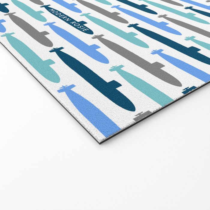 Submarine Blues Welcome Mat Gallery Image 2