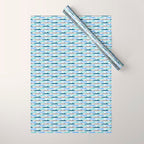 Submarine Blues Wrapping Paper Gallery Image 1