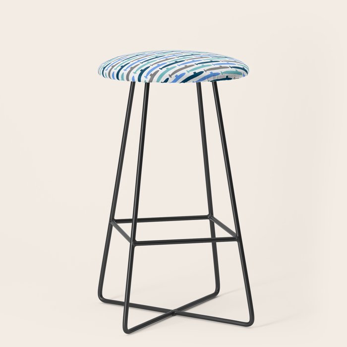 Submarine Blues Stool Gallery Image 1
