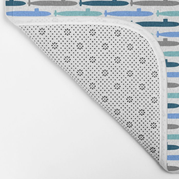 Submarine Blues Bath Mat Gallery Image 2