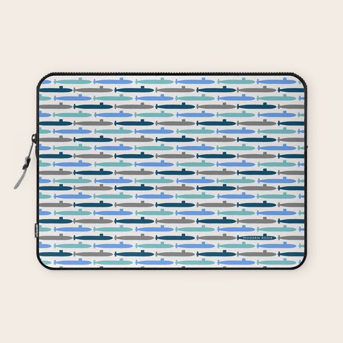 Submarine Blues Laptop Sleeve Gallery Image 1