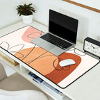 Minimal Abstract Flowers 04 Desk Mat Gallery Image 2