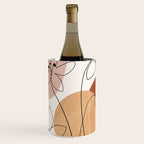 Minimal Abstract Flowers 04 Wine Chiller Gallery Image 1