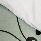Minimal Abstract Flowers 04 Comforter Gallery Image 4