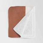 Minimal Abstract Flowers 04 Throw Blanket Gallery Image 3