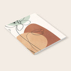 Minimal Abstract Flowers 04 Notebook Gallery Image 2