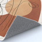 Minimal Abstract Flowers 04 Rug Gallery Image 4