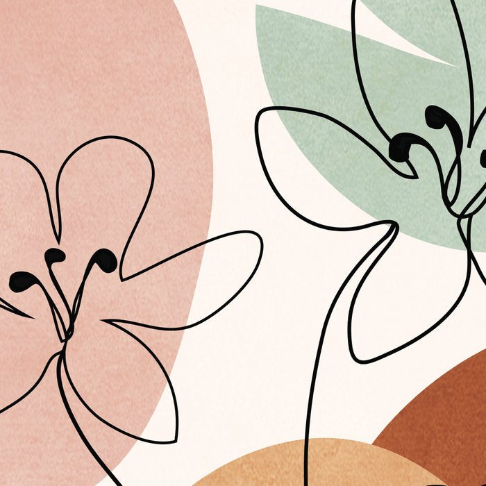 Minimal Abstract Flowers 04 Coffee Mug Gallery Image 2