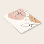 Minimal Abstract Flowers 04 Notebook Gallery Image 3