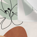Minimal Abstract Flowers 04 Wall Tapestry Gallery Image 3